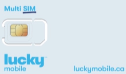 Lucky Mobile Sim Card in London, ON | Low-cost Prepaid Sim Near Me